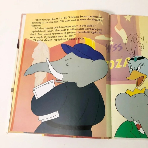 Vtg 1990 Babar The Show Must Go On  Jellybean Press Book - Picture 13 of 16